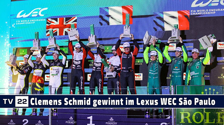 MOTOR TV22: WEC GT-Sieg fürClemens Schmid gewinnt bei den Rolex 6 Stunden São Paulo