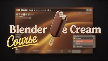How I Made This Realistic Magnum Ice Cream Animation | Full Course in Blender 3D