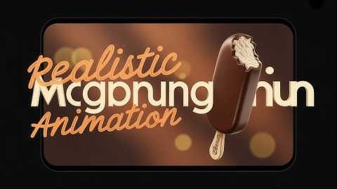 How I Made This Realistic Magnum Ice Cream Animation | Full Course in Blender 3D