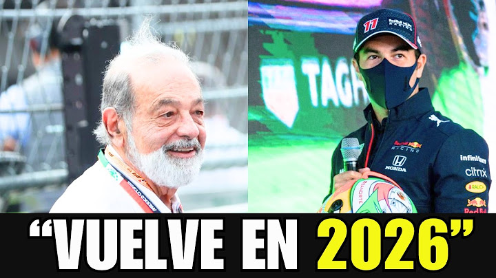 ¡BOMBAZO! CHECO PÉREZ VUELVE A LA FORMULA 1... ¿2026?