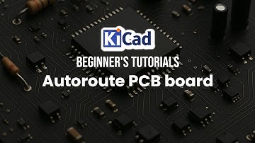 Autorouting PCB board using the Plugin Autorouting in Kicad 9 | KiCad 9 Beginner