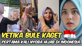 Reaksi Bule kaget Pakai Hijab di Indonesia, Berubah total