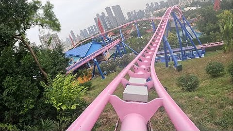 Coaster Adventure （Non Spinning） Mounted onride 4K 60FPS POV Happy Valley Shenzhen