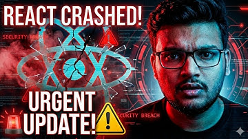 React JS Hacked? 😱 Big Security Breach Explained | React JS Vulnerabilities You Must Know