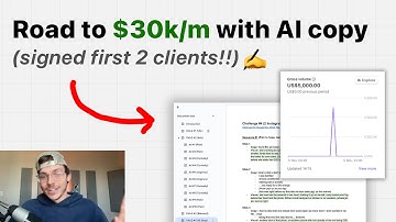 Road to $30k/month with AI copywriting (Episode 1)