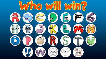 26 ALPHABET LORE Marble Race Tournament - Who will be the champion?