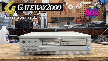 Gateway 2000 486! From 1993 to you, with love! Teardown and Test.