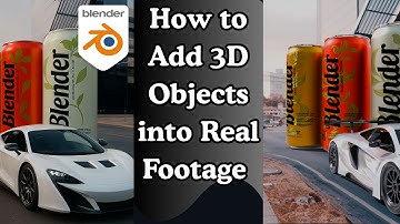 How to Add 3D Objects into Real Footage in Blender | Realistic VFX Tutorial