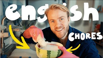 Learn English while I clean my house | Comprehensible Input