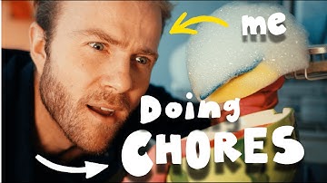 doing chores (but it