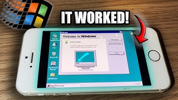 Installing Windows 95 on an iPhone!