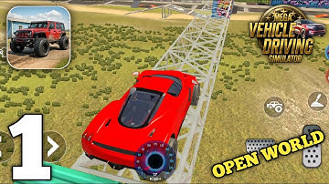 Mega Vehicle Driving Simulator Gameplay Walkthrough Part 1 (Android/iOS)