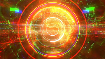 Earth Glitch Logo Reveal Intro Template for After Effects