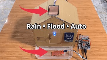 Slimme huisautomatisering met ESP32 | Automatische deur- en raambediening (regen- en overstroming...