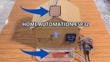 Slimme huisautomatisering met ESP32 | Automatische deur- en raambediening (regen- en overstroming...