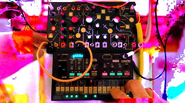 Korg Volca FM 2 with Make Noise Strega - Alien Dreamscape Ambient Noise