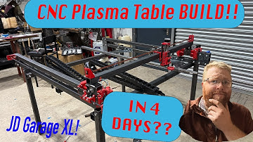 I built a CNC Plasma Table FROM SCRATCH! JD Garage XL build! Ep1
