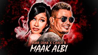 Amr Diab X Cardi B - Maak Albi (Mname Remix) Arabic Music 2025