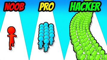 NOOB vs PRO vs HACKER Runner Pusher