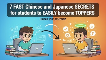 7 FAST Chinese and Japanese SECRETS for students to EASILY become TOPPERS