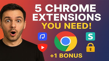 5 Chrome Extensions You NEED To Try (+1 Bonus)