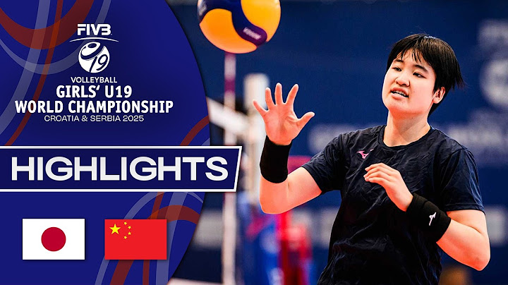 Japan 🇯🇵 vs. China 🇨🇳 - Highlights | Girls’ U19 World Champs 2025
