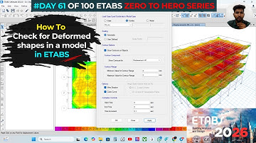 V61 How to Check Deformed Shapes in Etabs