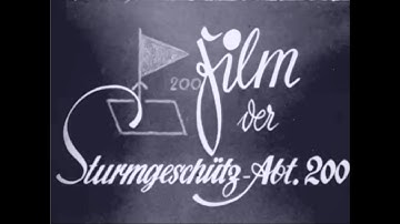 Baukommando Becker- Film about the Assault Gun Detachment 200- ca. early 1944