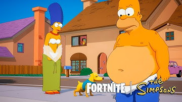 Fortnite | The Simpsons But Ruined By AI Part 3 - Welcome to Springfield