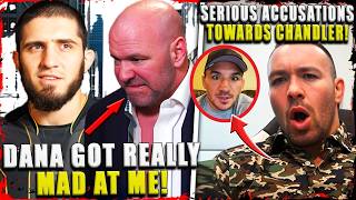 Islam Makhachev REVEALS WHY Dana White GOT MAD at him! Covington ACCUSES Chandler of using STER0IDS!