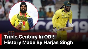 WATCH First-Ever Triple Century In ODI Cricket | Harjas Singh Scores 314 Runs Off 141 Balls | AC1Z