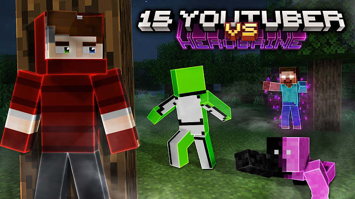 15 Minecraft YouTubers VS Herobrine - Who will Survive?