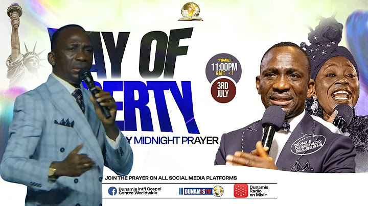 DAY OF LIBERTY PROPHETIC DECLARATIONS From Commanding The Day Midnight Prayers 03-07-2025