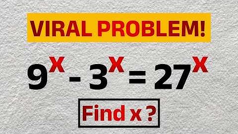 Viral Algebra: This Exponential Equation Breaks the Rules of Exponents | Nice Math Olympiads 