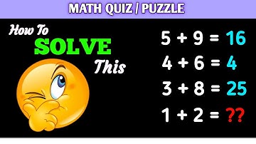 IQ Maths puzzle /#/Maths Puzzle With Answer //#logicalreasoning #logical #iqtest #mathspuzzles