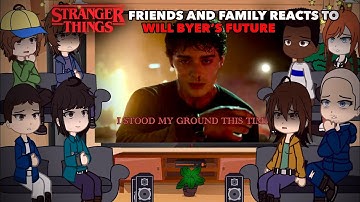 STRANGER THINGS S4 WILL BYERS’ FAMILY AND FRIENDS REACTS to WILL S5 (FUTURE)|| Gacha Club Reacts