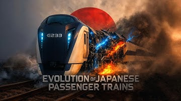 🇯🇵 Japanese Passenger Trains Evolution — From 1950 to 2030 | Stunning AI Transformations