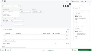How to Apply Purchase Orders to Vendor Transactions in QuickBooks Online