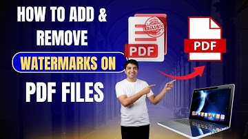 How to Add & Remove Watermarks on PDF Files (Best PDF Editor Tutorial) |Imran Arif Tech