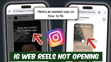 Reels Not Opening in Instagram Web Chat Reels Sorry This Content Isn