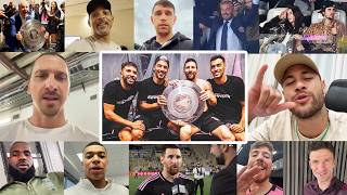 Famous Reaction On Messi wins Record 46th Trophy | Inter Miami Vs Columbus 3-2 Reaction