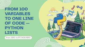 From 100 Variables to ONE Line of Code — Python Lists Tutorial #learnwithapm #coding #python