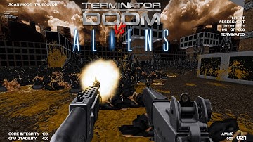 TERMINATOR DOOM - The Terminator vs 1000 Aliens | 4K/60