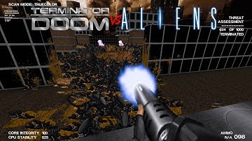 TERMINATOR DOOM - The Terminator vs 1000 Aliens | 4K/60