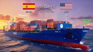Crossing the ATLANTIC OCEAN on a Containership!