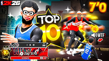 7FT DEMIGODS are DESTROYING COMP STAGE GAURDS on NBA2K26 OMG THIS BUILD SOO FUN THEY CANT STOP ME!!