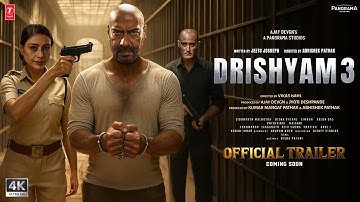 DRISHYAM 3 - Hindi Trailer | Ajay Devgn | Tabu | Akshaye Khanna | New Movies Trailers 2025