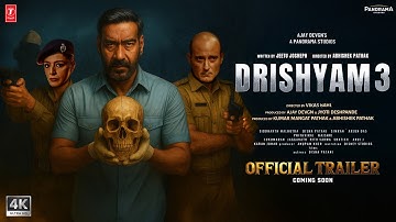 DRISHYAM 3 - Hindi Trailer | Ajay Devgn | Tabu | Akshaye Khanna | New Movies Trailers 2025