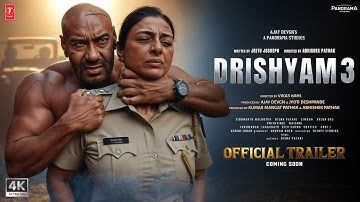 DRISHYAM 3 - Hindi Trailer | Ajay Devgn | Tabu | Akshaye Khanna | New Movies Trailers 2025