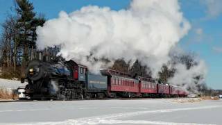 Steam Trains In The Snow